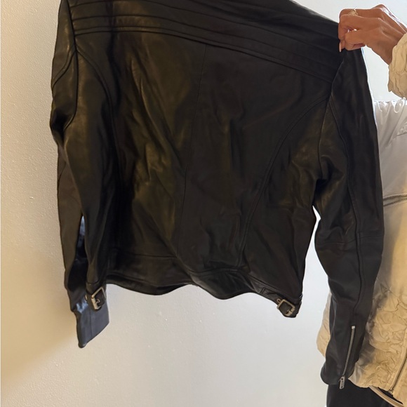 Andrew Marc New York Women’s NYSA Motorcycle Leather Jacket - Picture 4 of 4